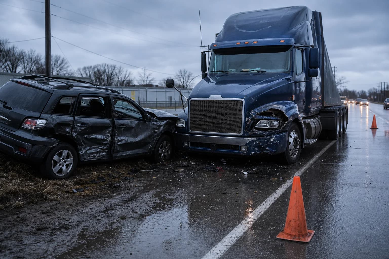 ¿Quién es legalmente responsable en un accidente de camión en Indiana?