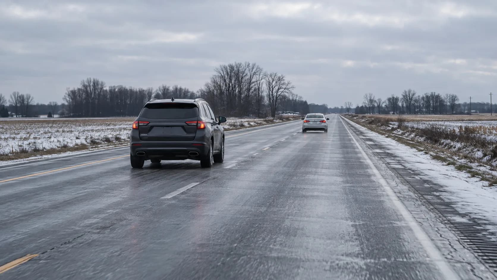Black Ice and Winter Driving Crashes in Indiana: How Fault Is Determined