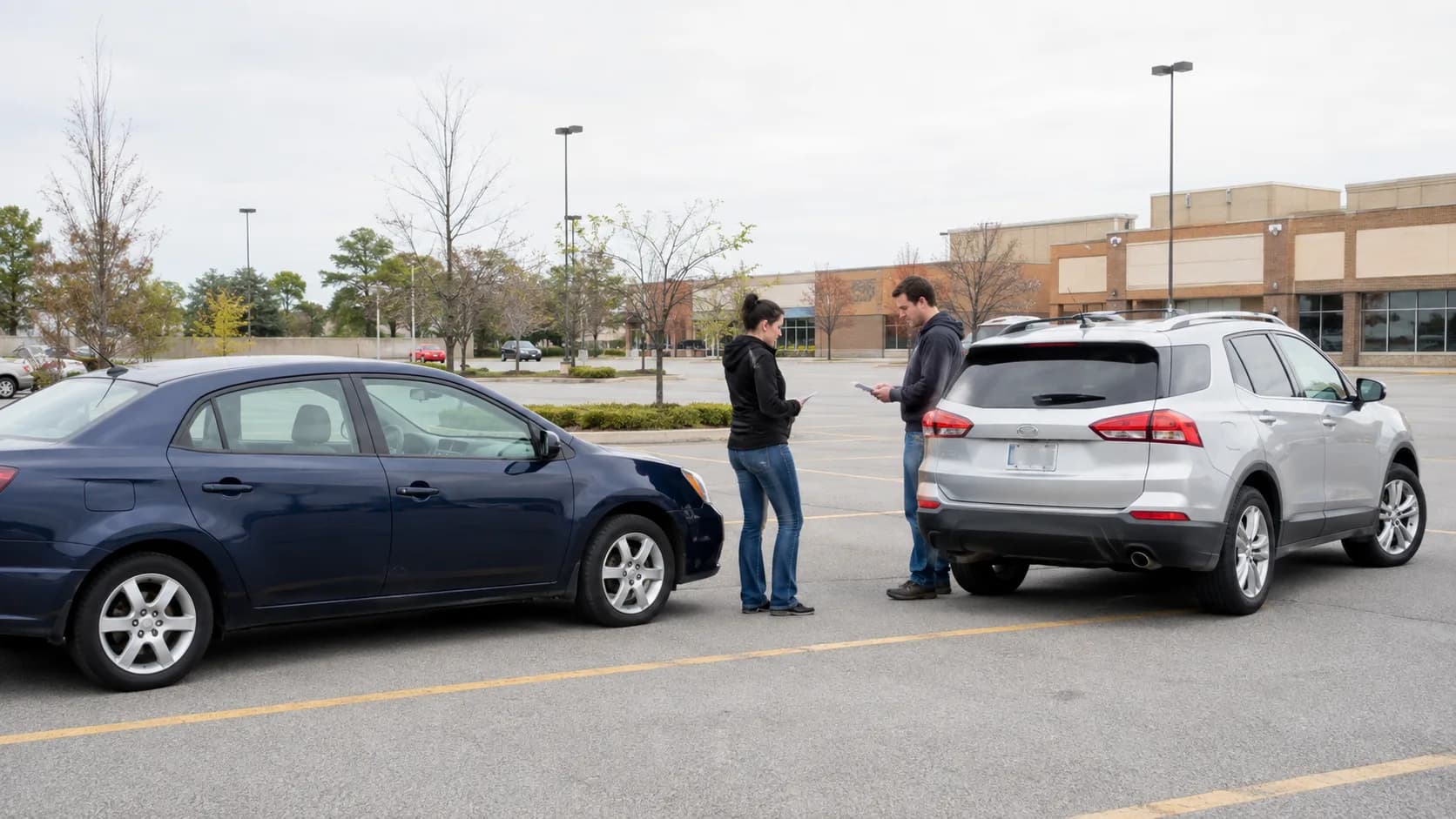 How Is Fault Determined in an Indiana Parking-Lot Accident?