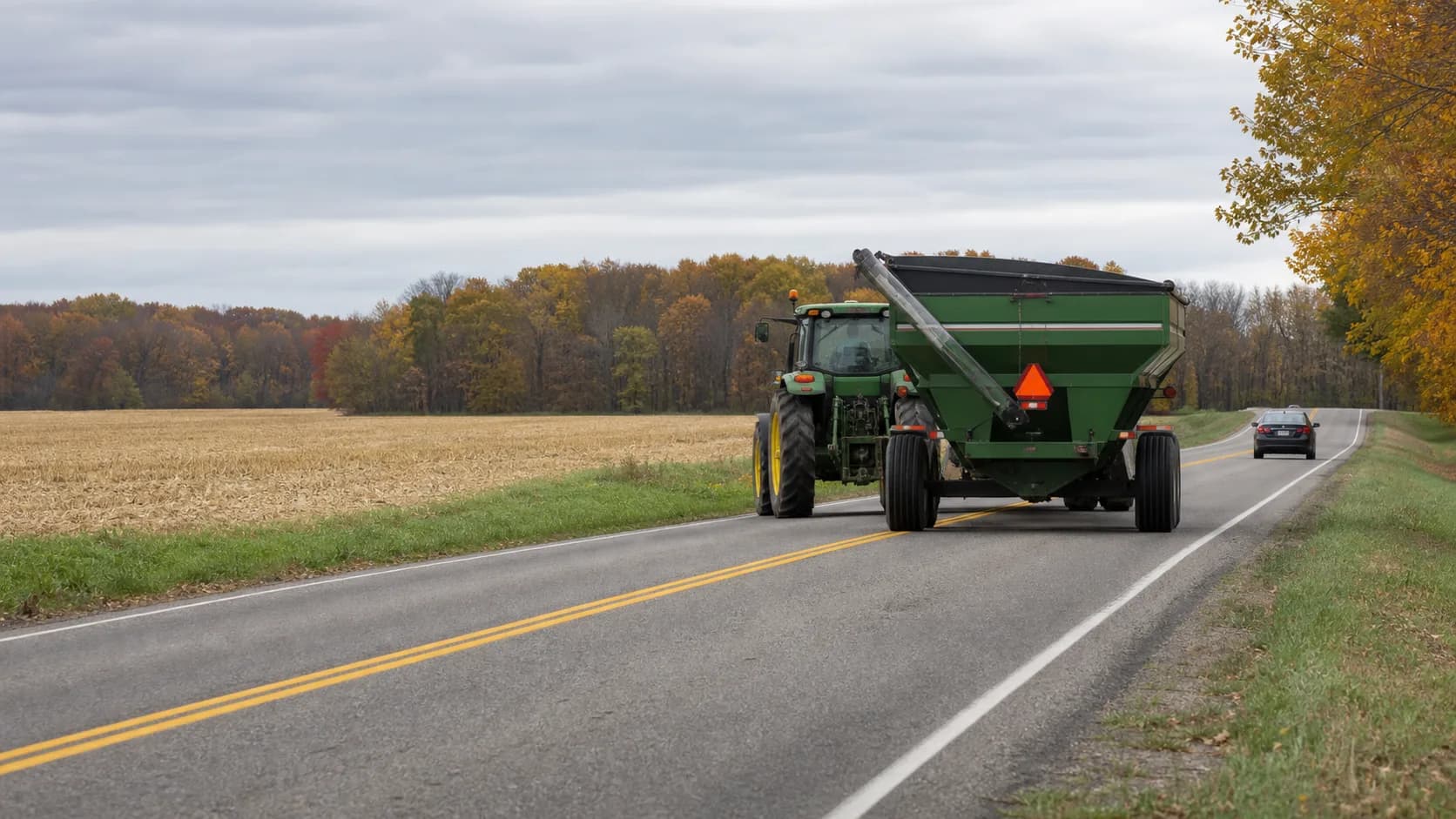 Indiana Crashes With Farm Tractors, Combines, and Grain Wagons: Fault, Evidence, and Coverage