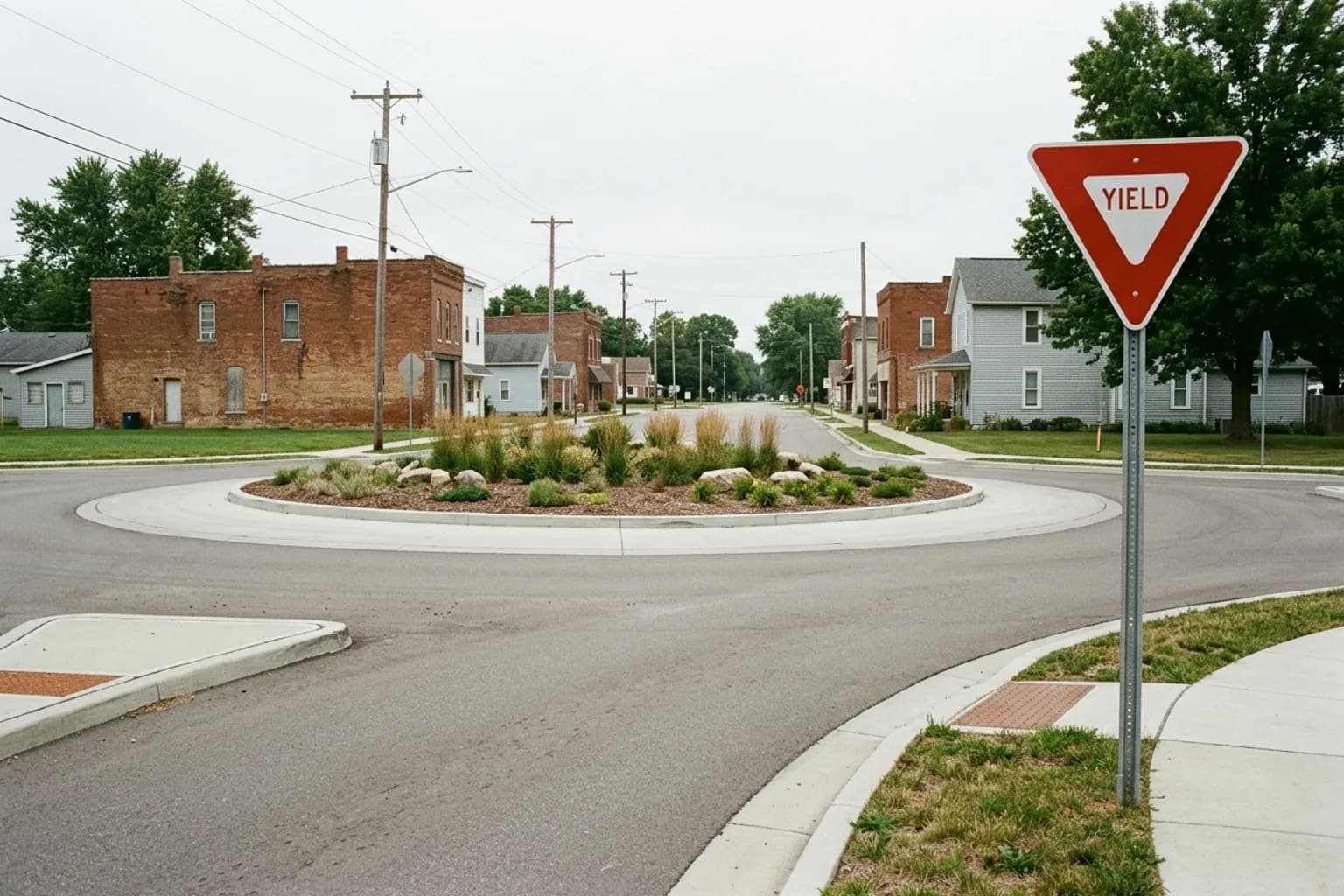 Who Is at Fault in an Indiana Roundabout Crash?