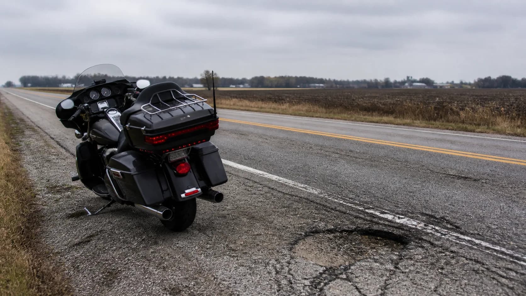 What If a Road Defect Caused My Motorcycle Crash in Indiana?