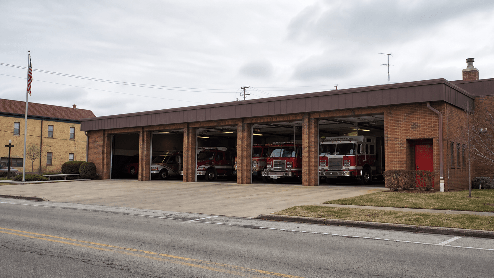 Lebanon fire station exterior in Boone County, representing the department that responded to the North West Street house fire.