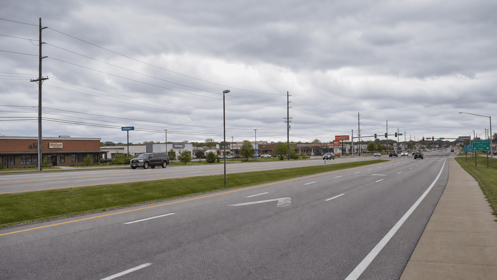U.S. 30 and South Circle Drive East area in Warsaw, Kosciusko County, where a turning crash injured three people.