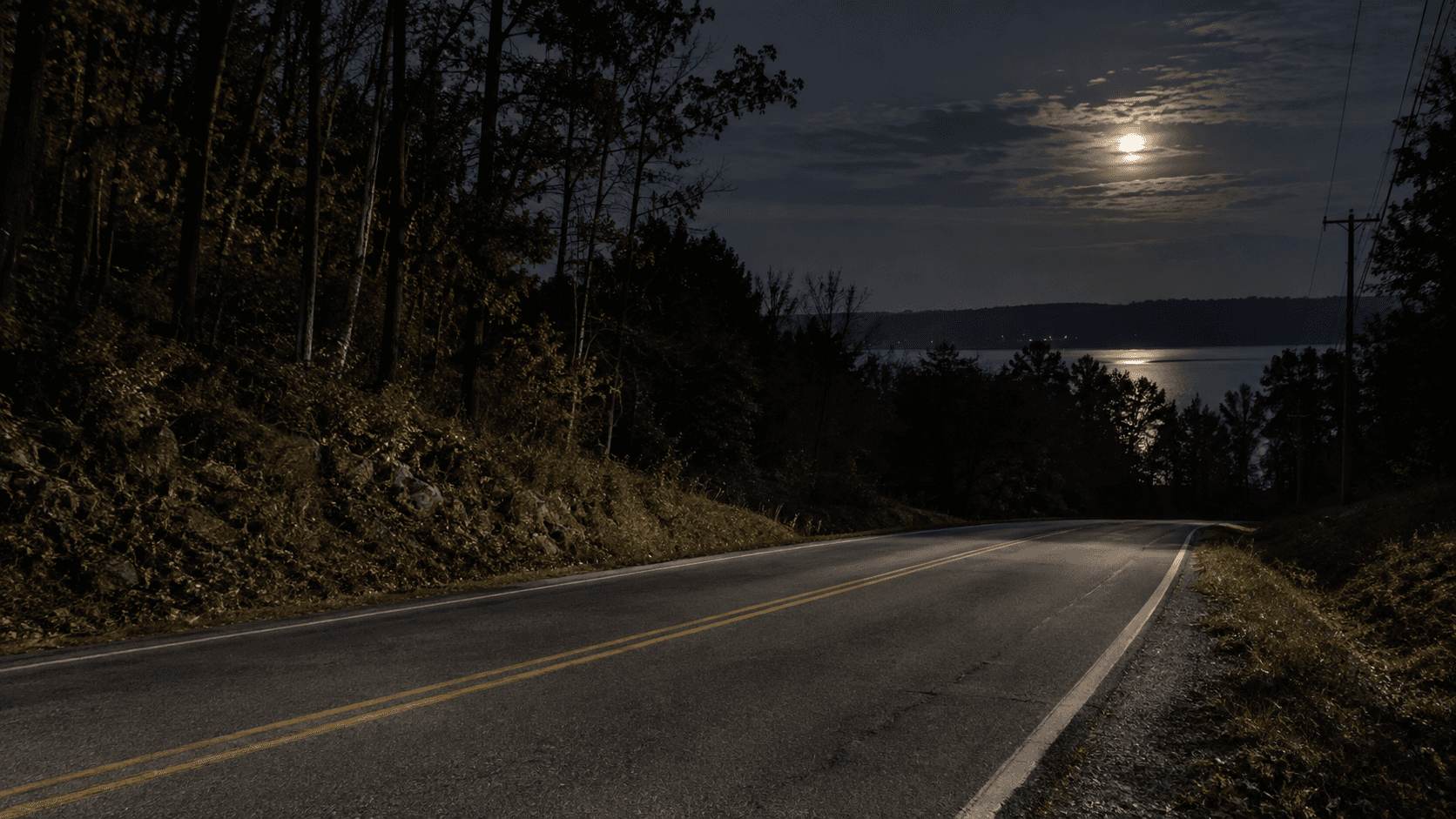 South Fairfax Road area near Lake Monroe in Monroe County, where a fatal motorcycle and deer collision was reported.