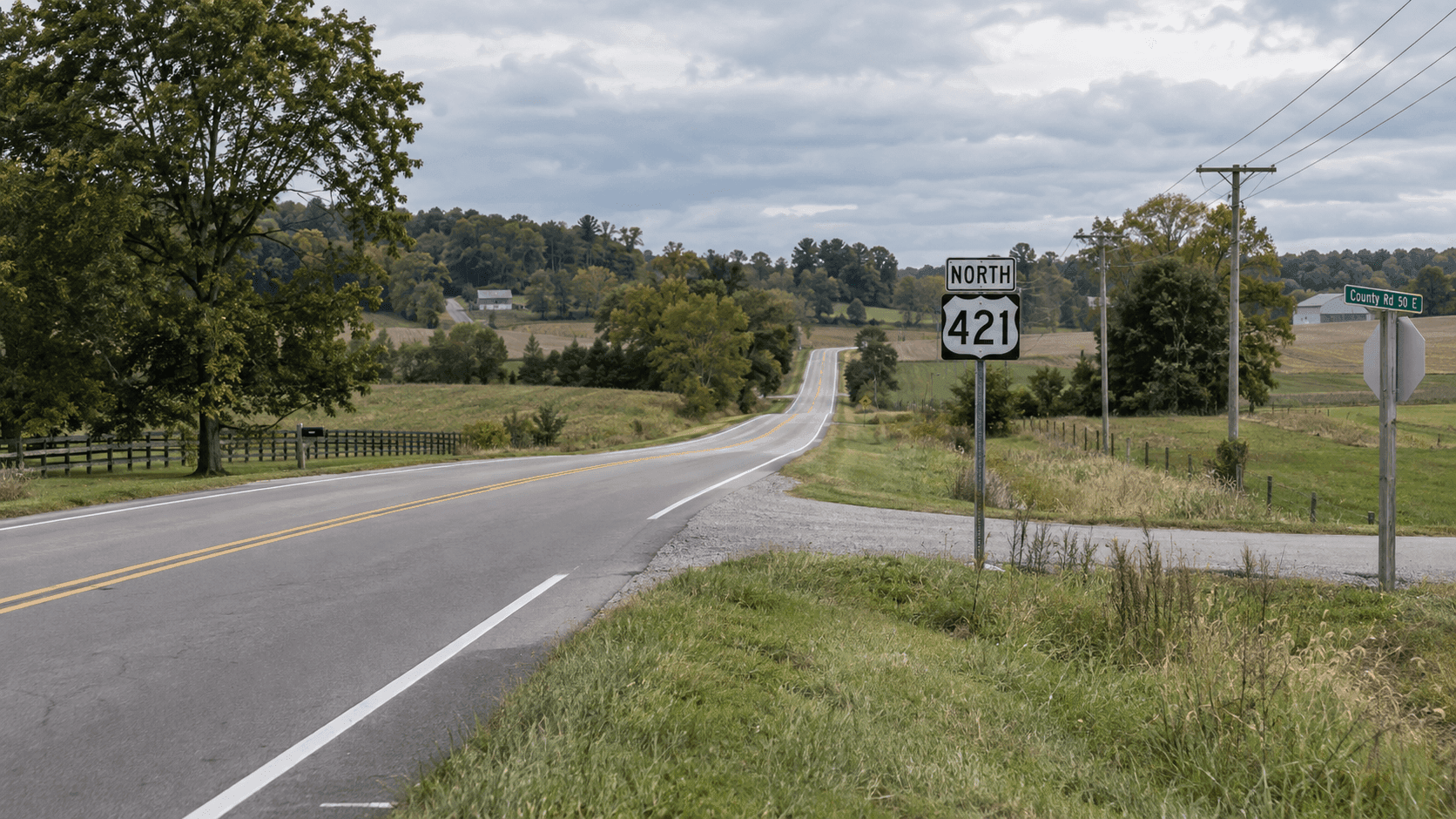 U.S. 421 near Versailles in Ripley County, where a two-vehicle injury crash was reported.