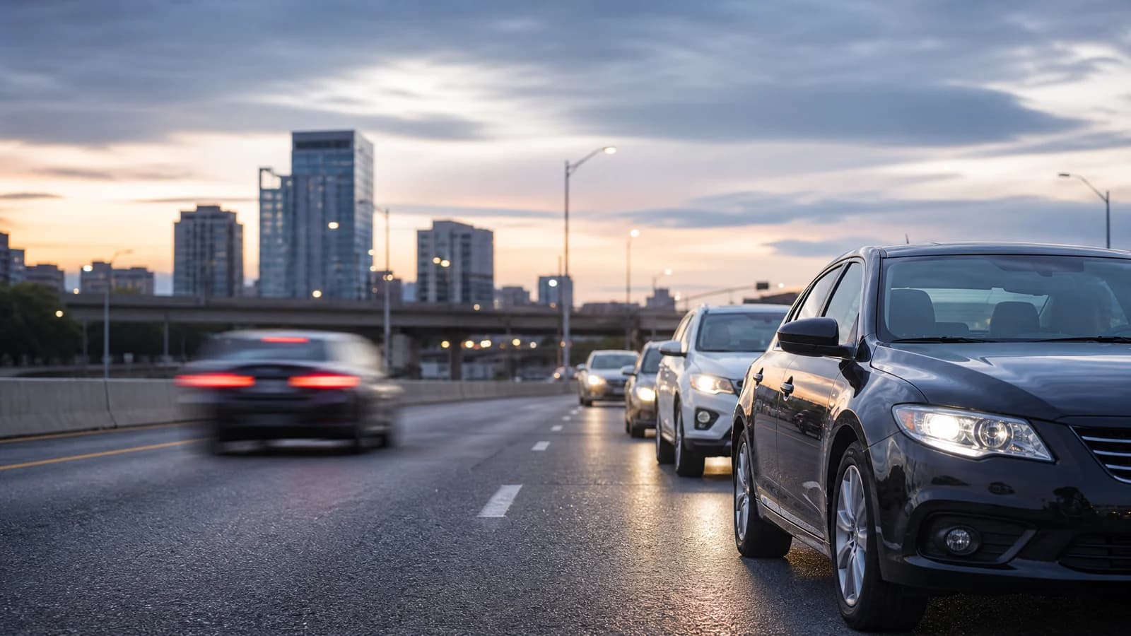 Aggressive Driving Accidents accident scene in Fort Wayne — Delventhal Law Office responds