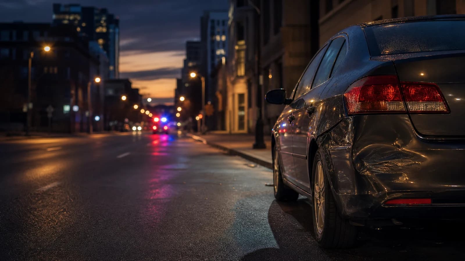 Fort Wayne hit & run accidents scene