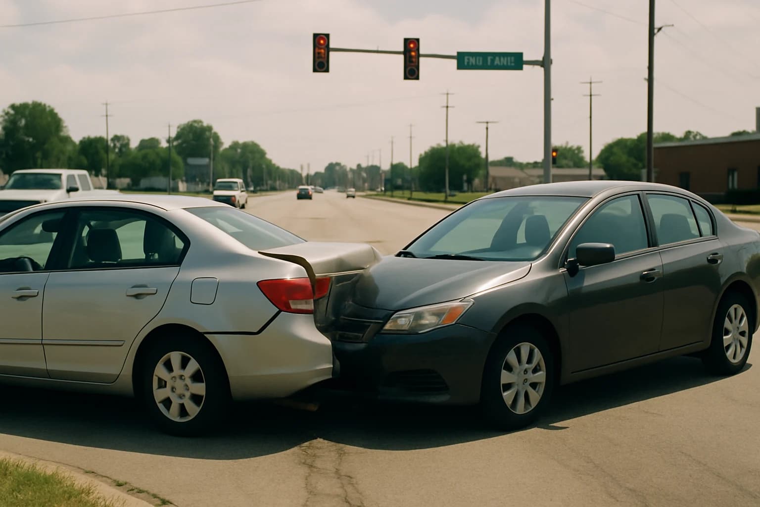 Fort Wayne rear-end collisions scene