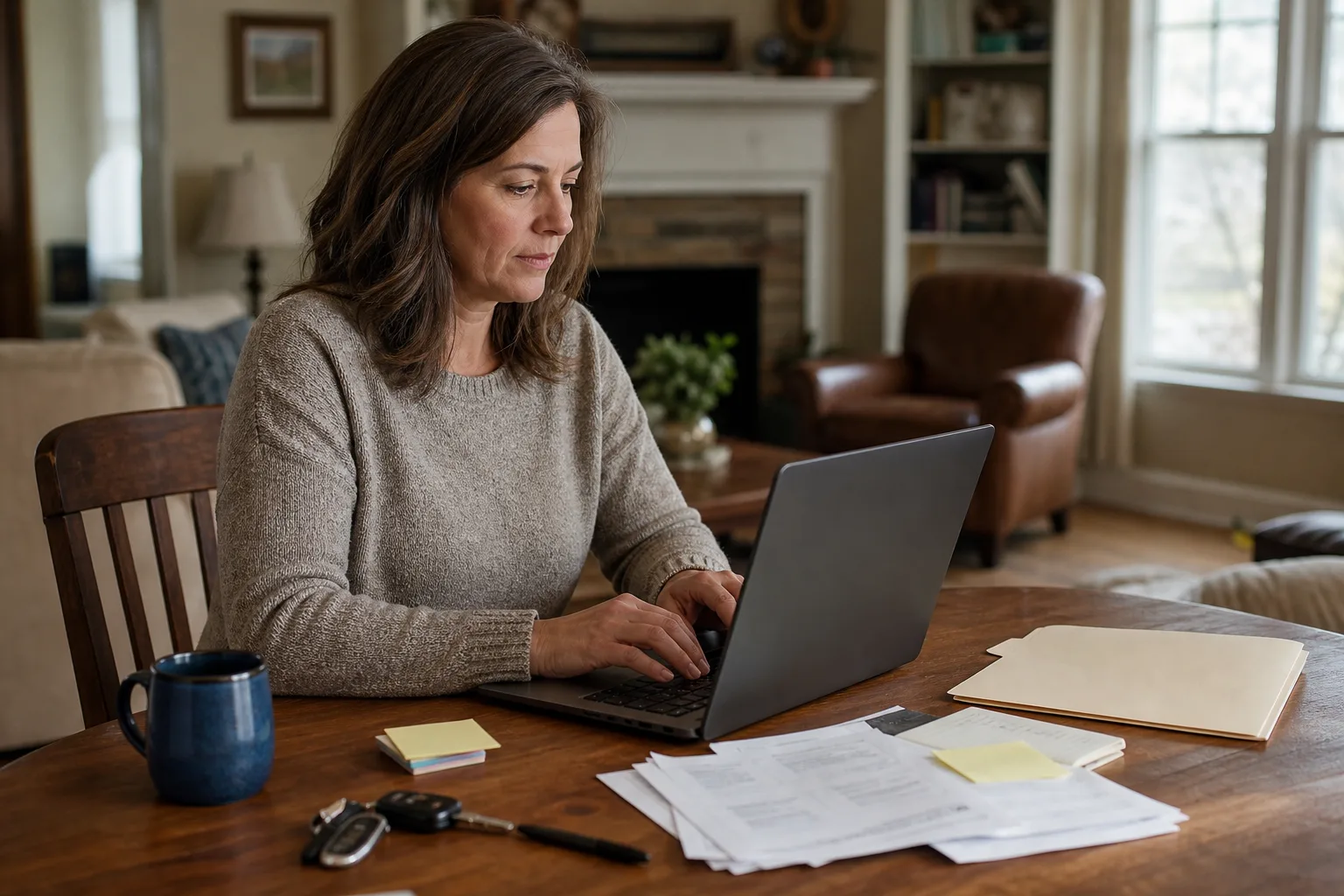 Indiana consumer organizing an insurance complaint and claim records