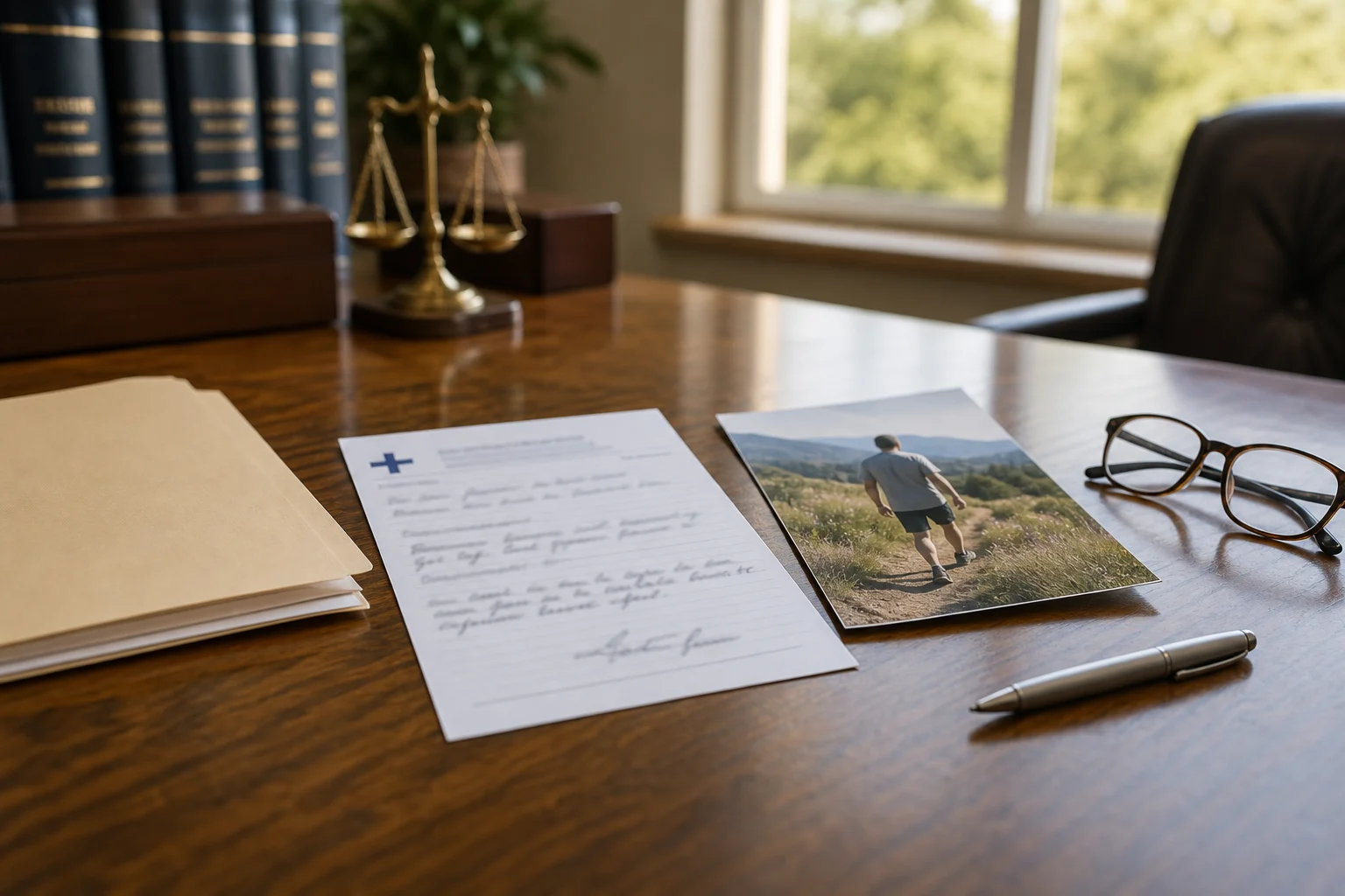A cropped activity photo next to medical restrictions showing why context matters in an injury claim.