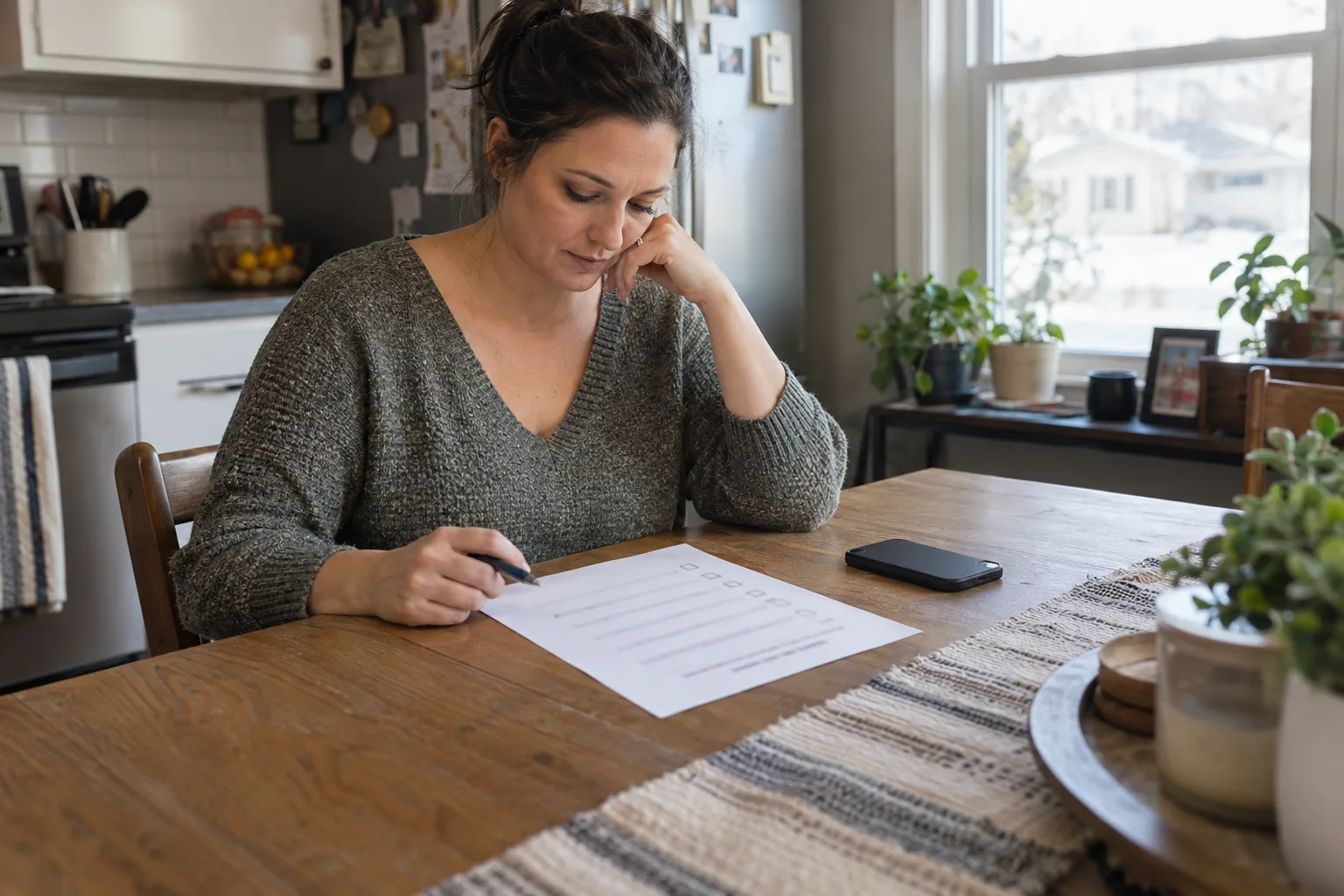 Indiana worker preparing written questions before a workers’ compensation medical appointment