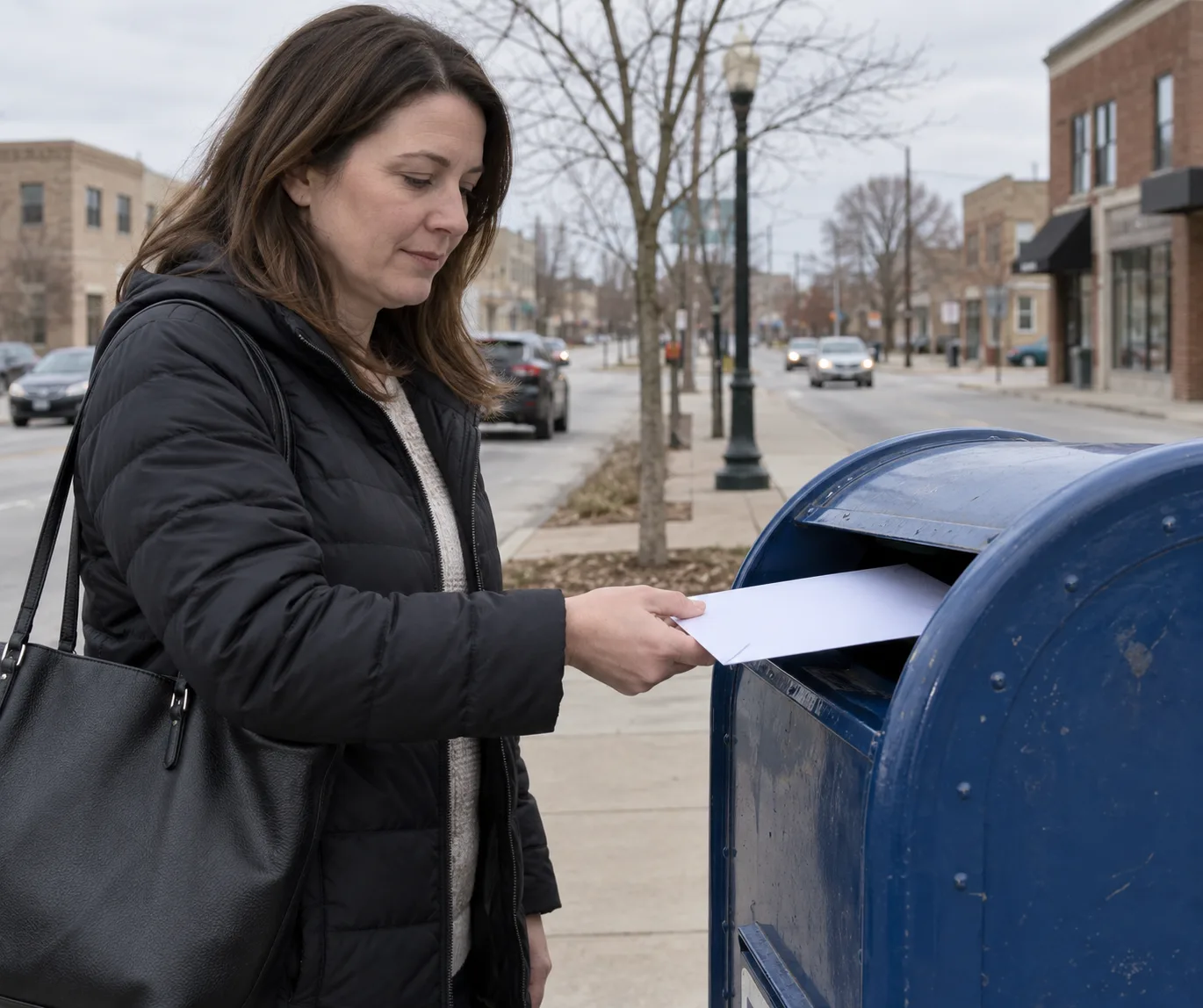 Indiana resident mailing documents concerning an insurance dispute