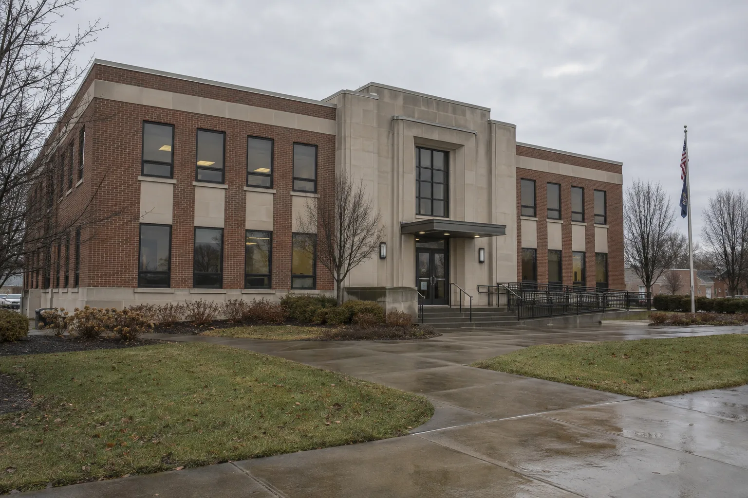 Indiana government office setting representing a workers’ compensation claim