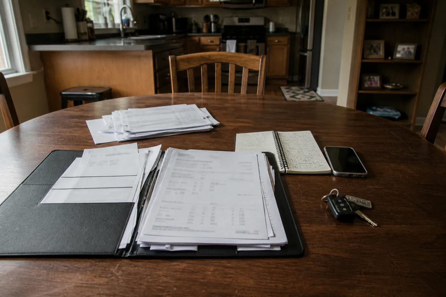 Organized MedPay claim records including bills and correspondence