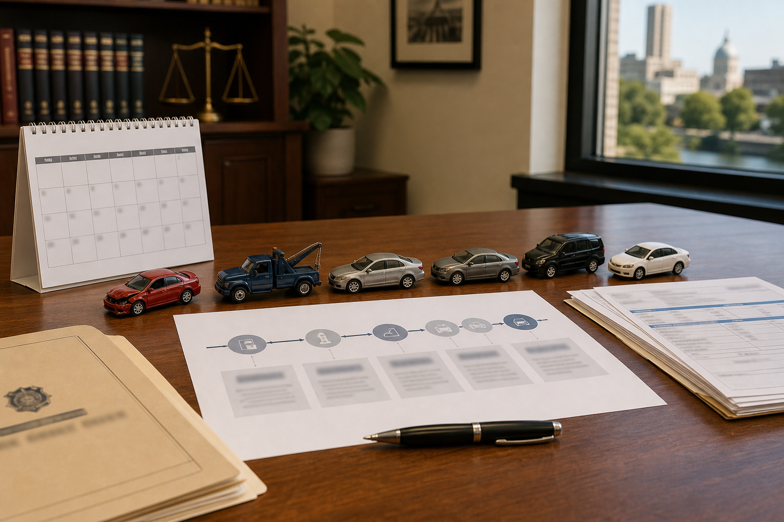 Indiana car accident settlement timeline overview from crash to resolution