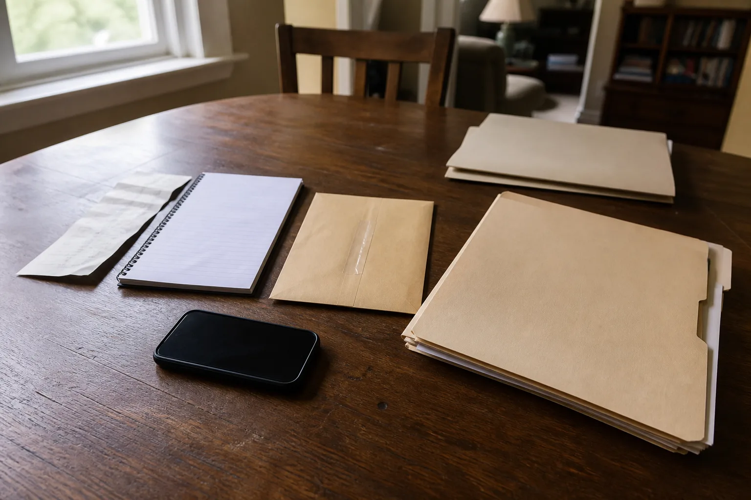 Dated recreation-incident documents organized in labeled folders