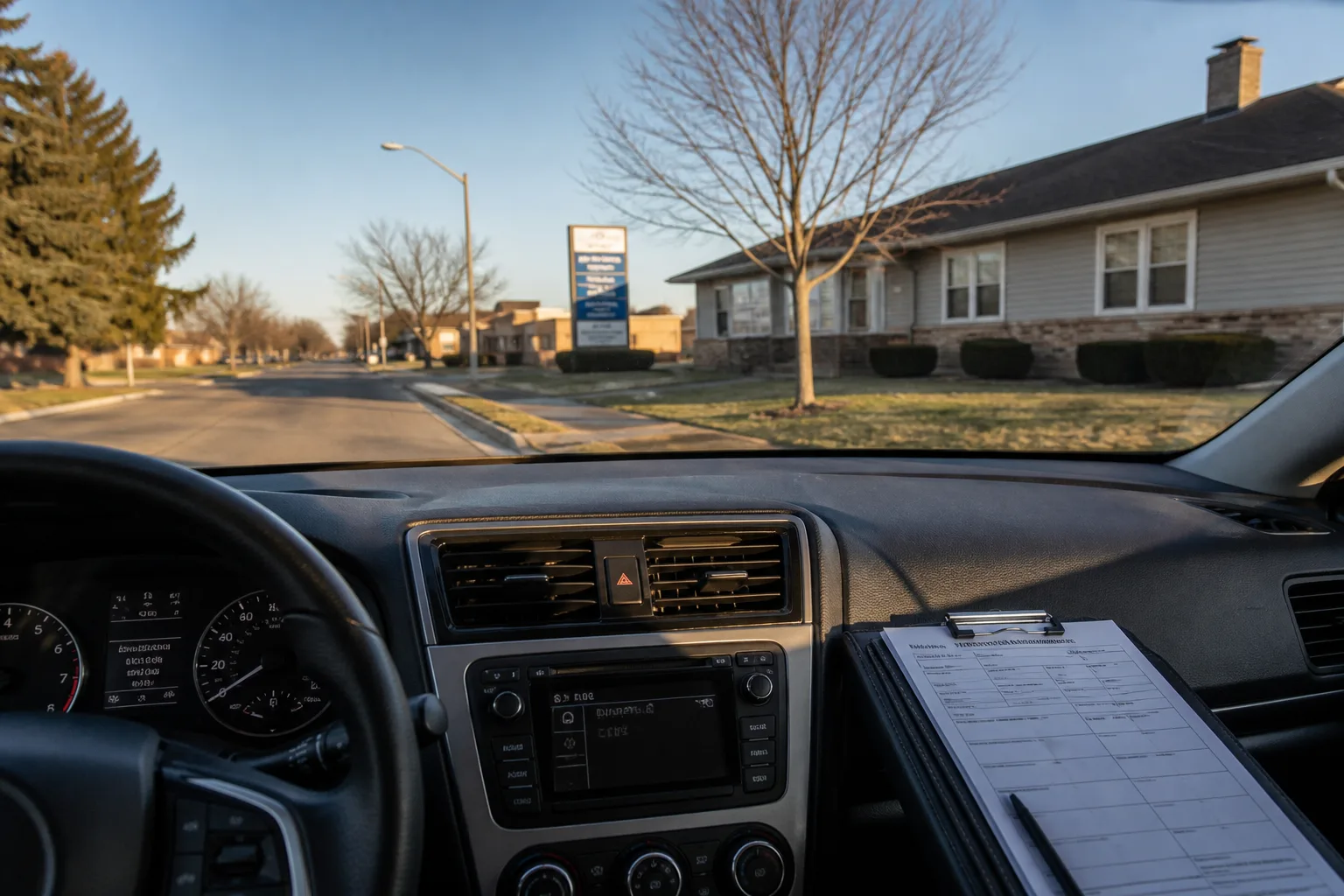 Odometer and trip log used to record medical travel mileage