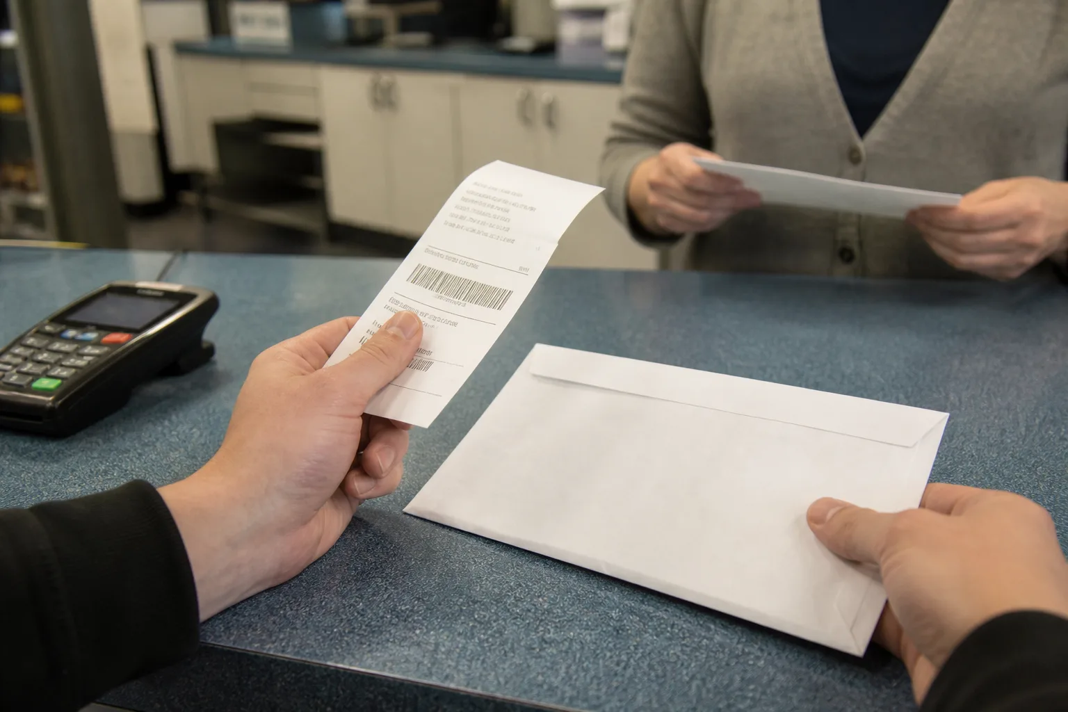 Person filing a dated mailing receipt with insurer liquidation paperwork