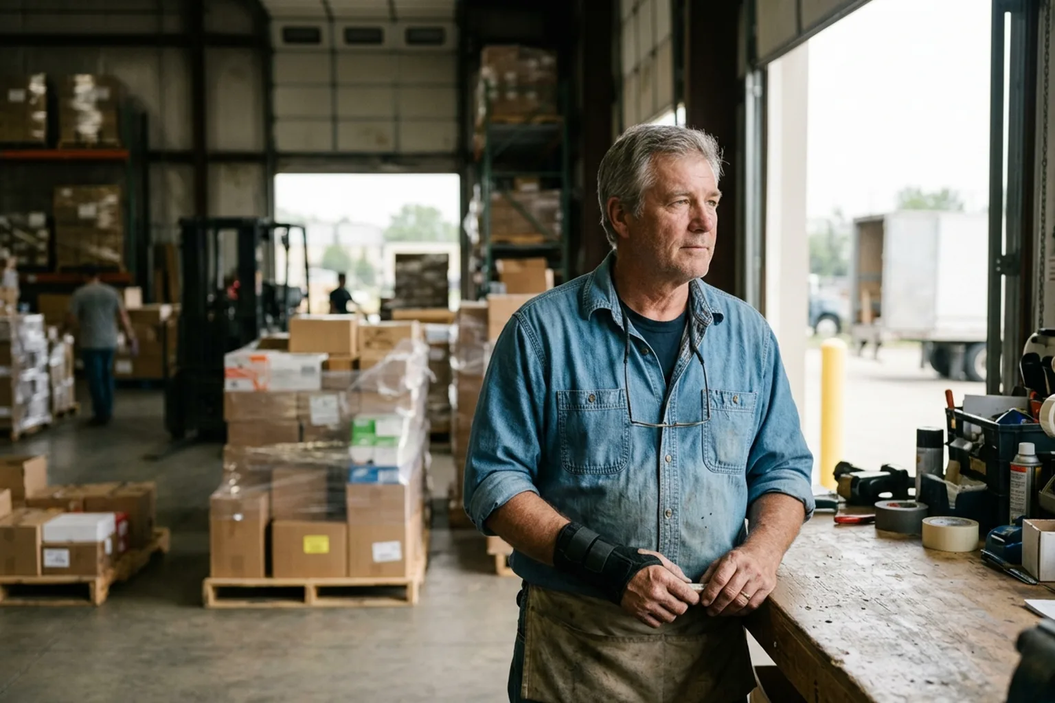 Indiana warehouse worker with a lasting wrist injury whose permanent partial impairment payment may absorb an overpayment credit