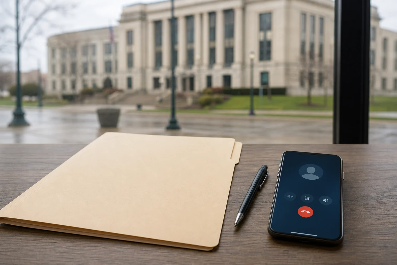 Medical symptom notes and appointment calendar after leaving an accident scene