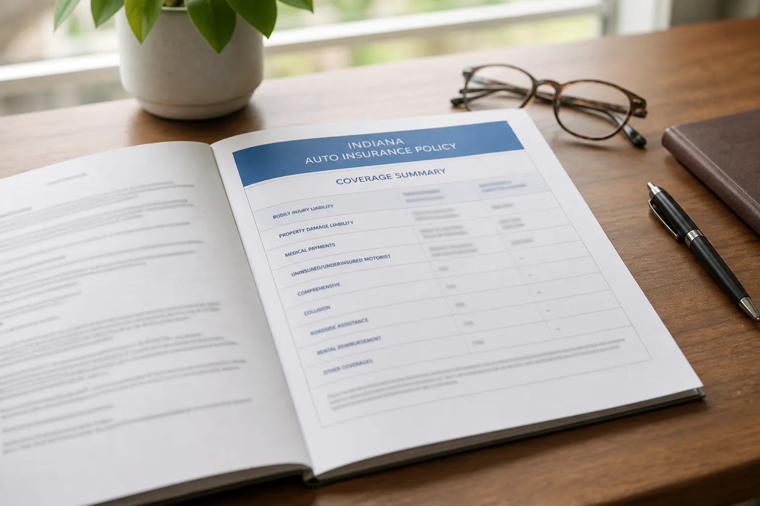 Auto insurance policy opened to bodily injury liability and UIM limits