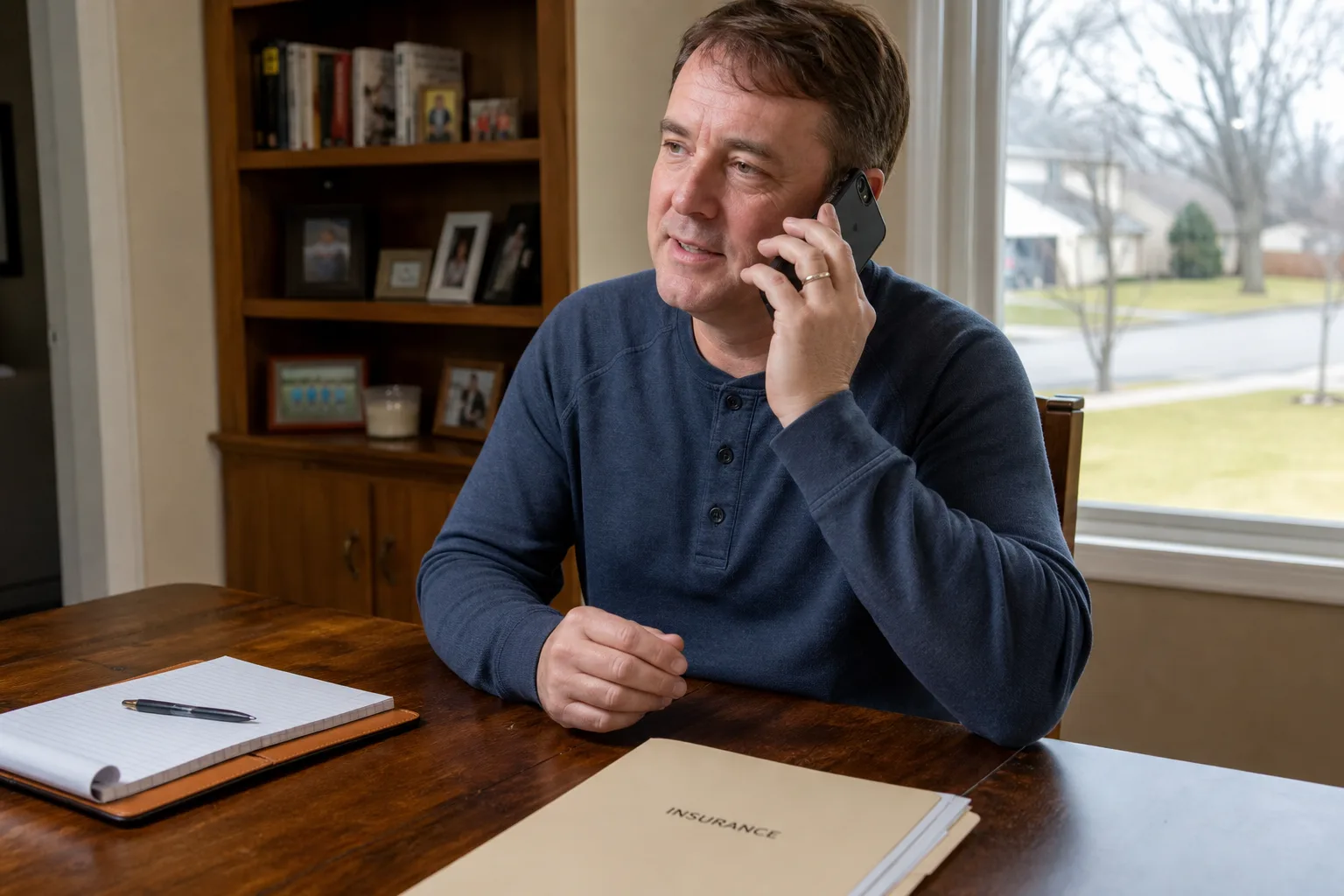 Indiana driver reviewing an underinsured motorist coverage question