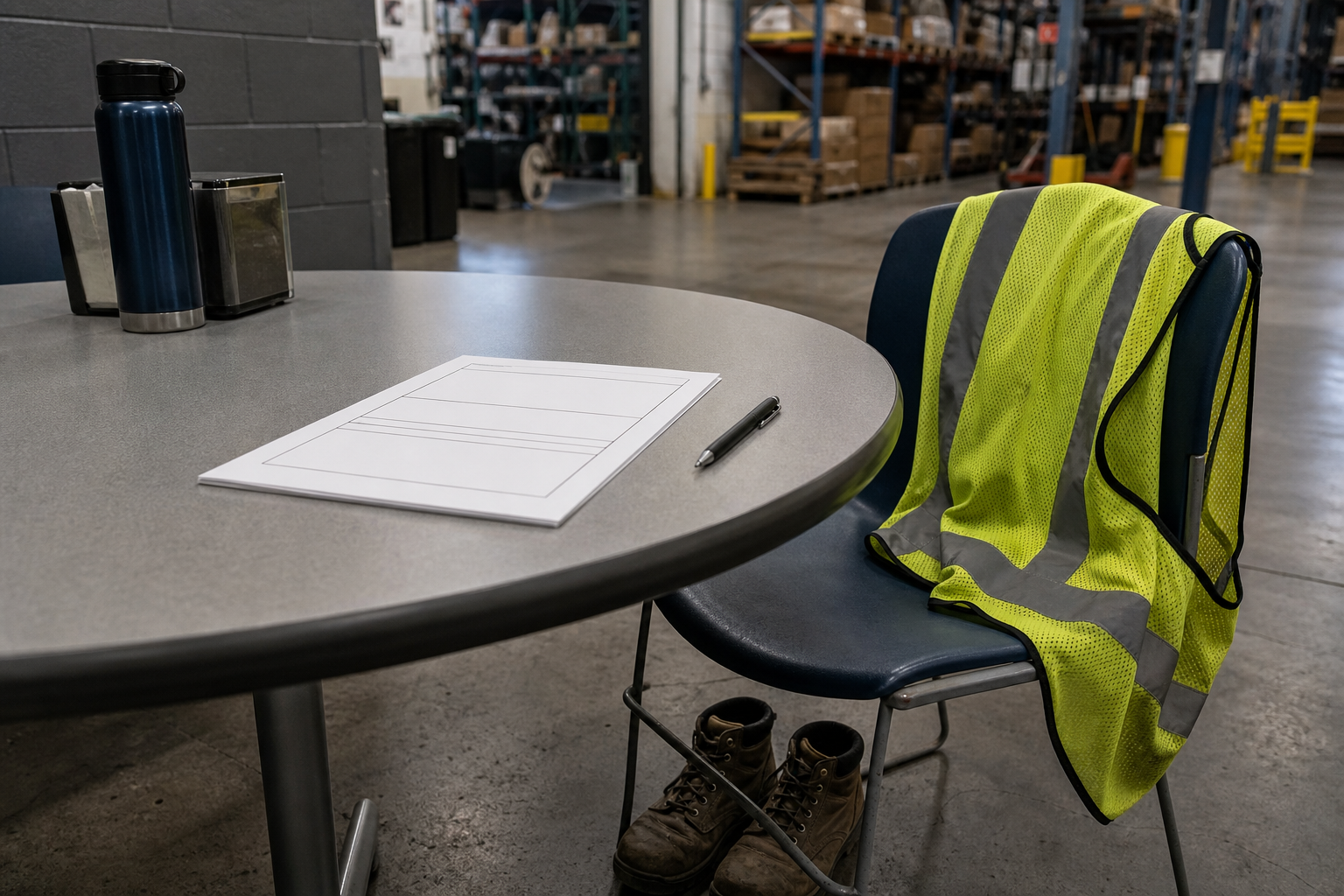 Fort Wayne worker organizing evidence for a denied workers compensation claim