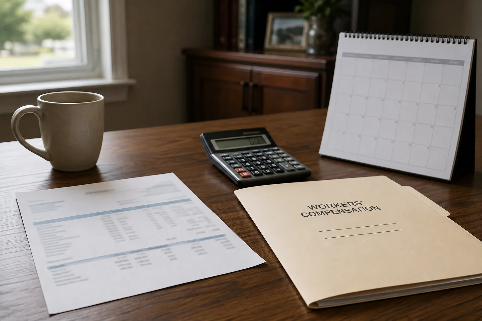 Wage records and calculator organized to review temporary disability payments