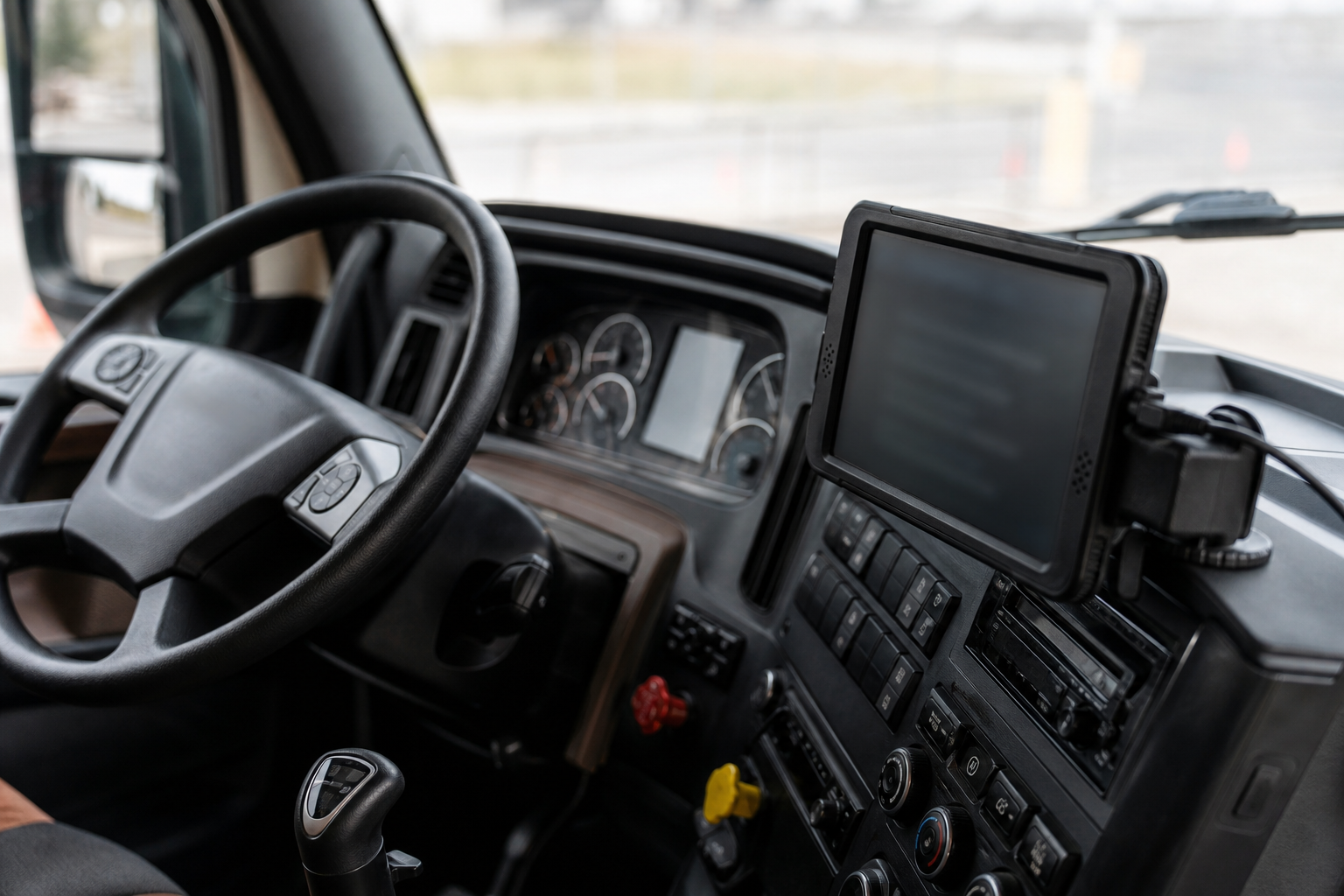 Semi truck cab electronic logging evidence after an Indiana crash