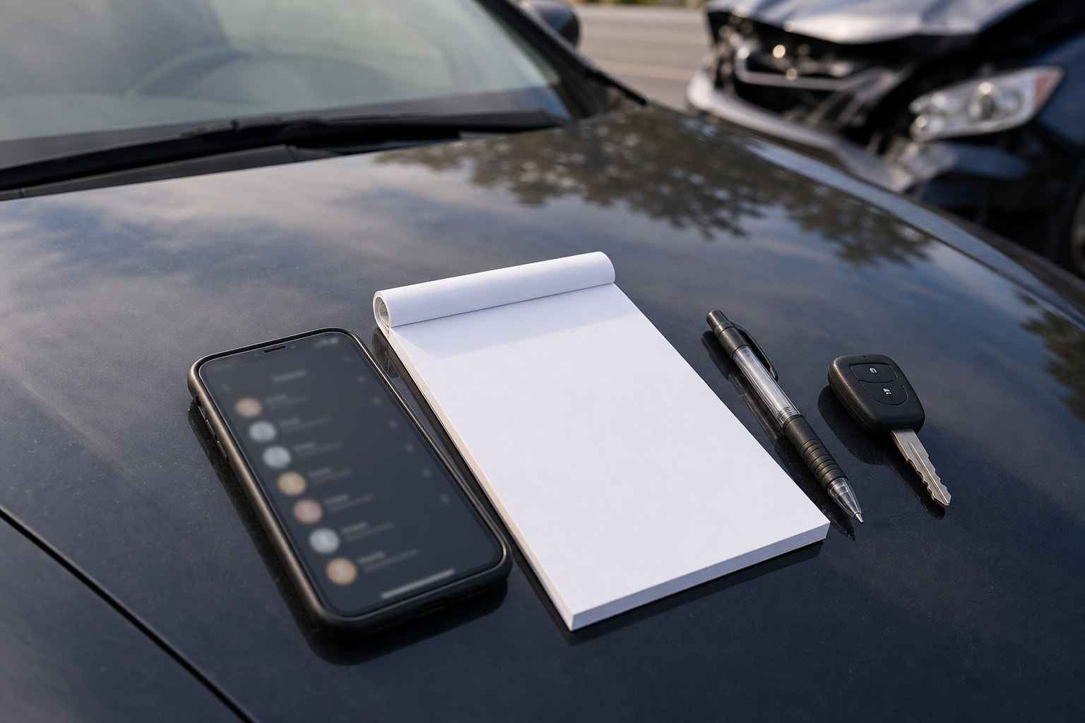 Preserving witness contact information after an Indiana accident