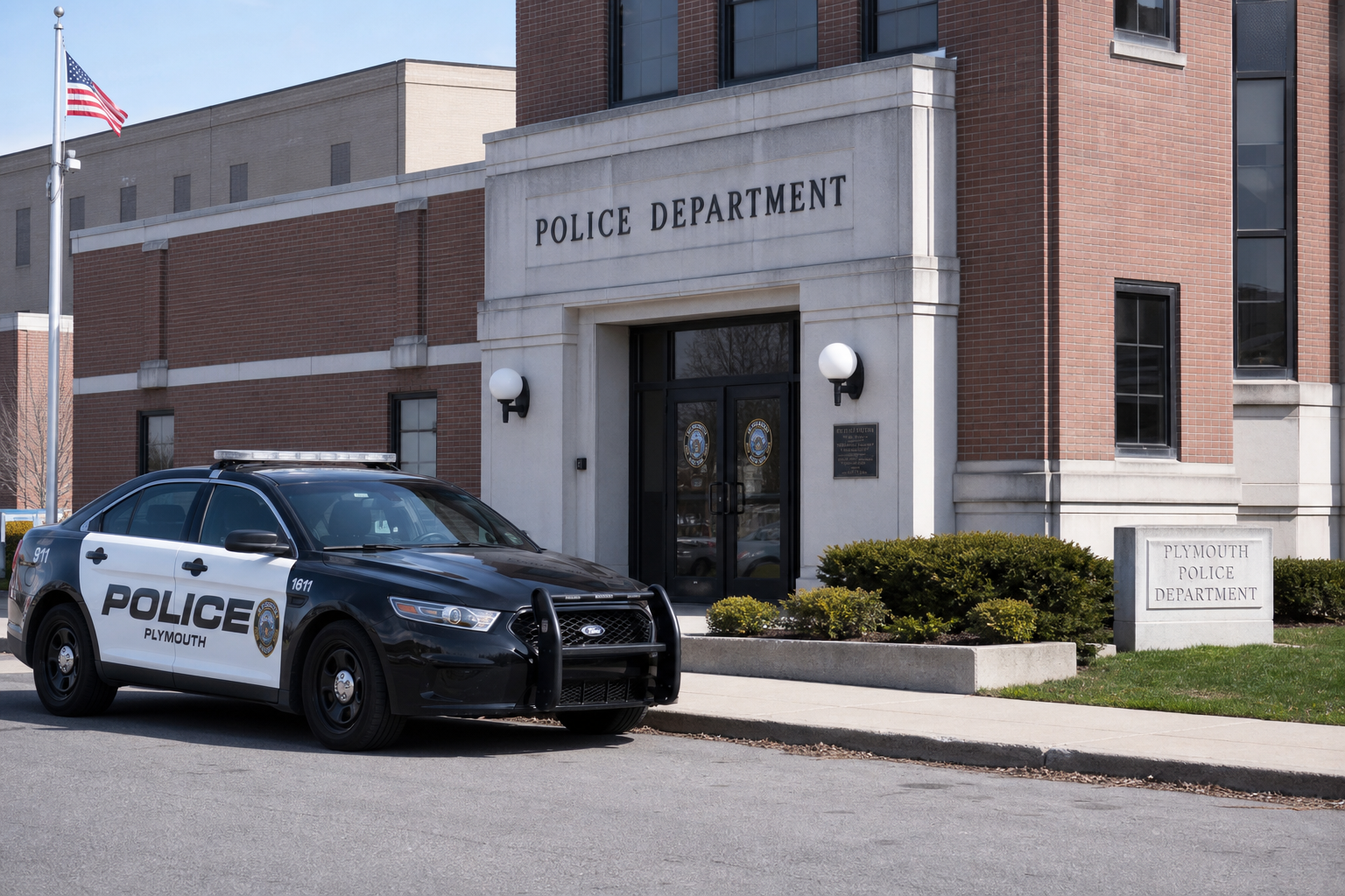 Evansville Police Department building exterior, the agency investigating the Lloyd Expressway charter bus crash