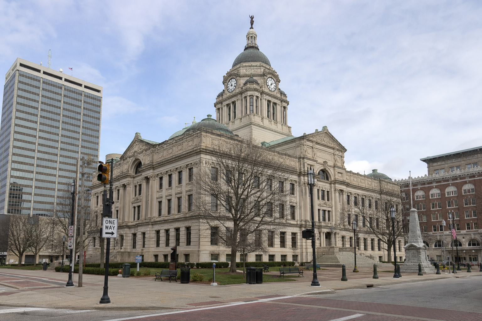 Allen County Courthouse in Fort Wayne, where court approval may be required for the settlement of an injured child’s claim.