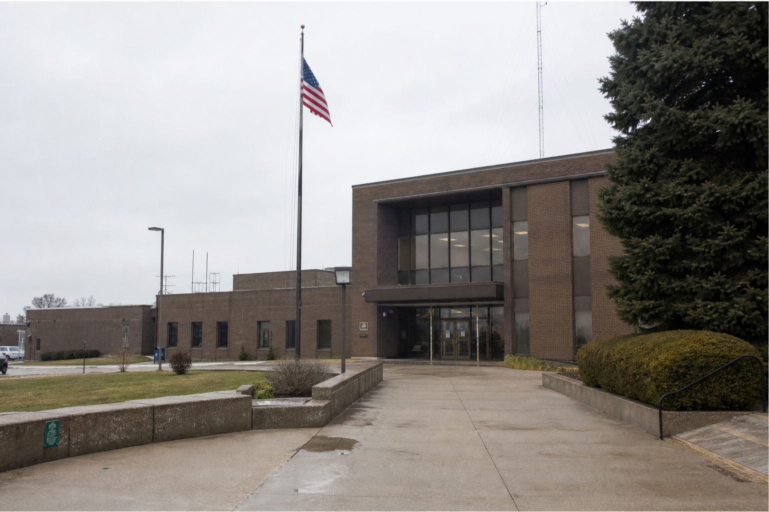 County government building in LaPorte County, relevant to investigating signal responsibility and Indiana Tort Claims Act notice requirements.