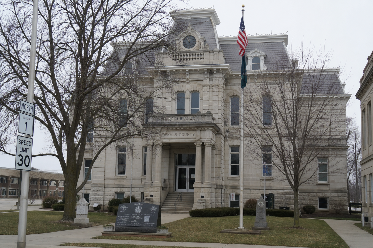 A DeKalb County civic building in Auburn, providing local context for an injury claim arising from a crash in DeKalb County.