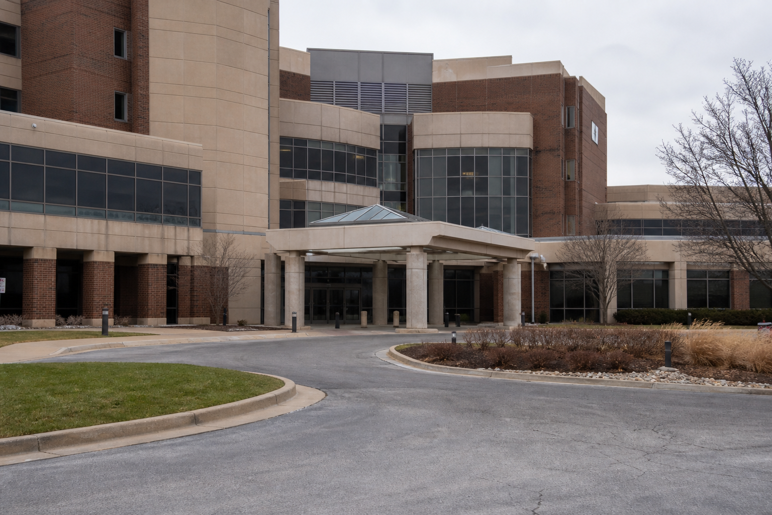 Fort Wayne hospital exterior representing medical care after the Creighton Avenue passenger injury crash.