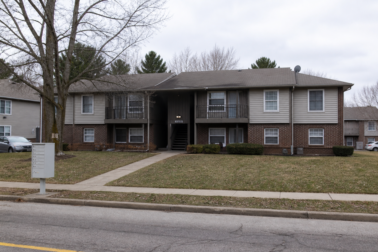 Apartment exterior in Liberty, Union County, representing the Meadow Lane location where an injury was reported.