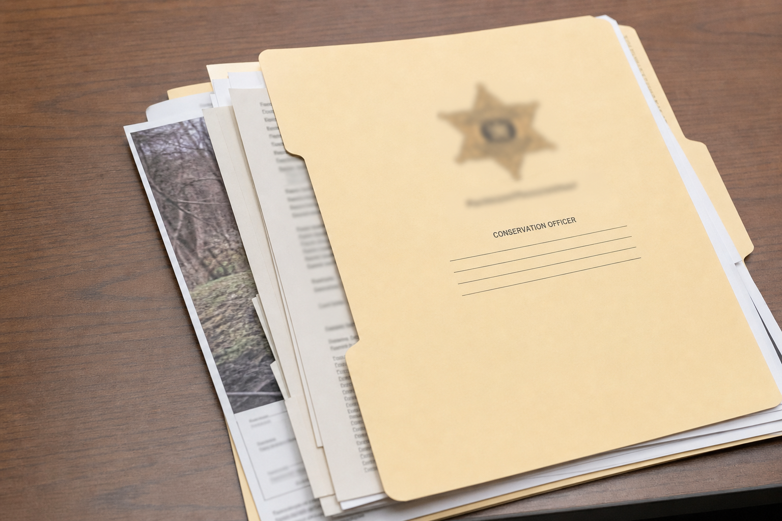Public-records paperwork representing the Indiana Conservation Officers' ongoing investigation into the DeKalb County off road vehicle incident.
