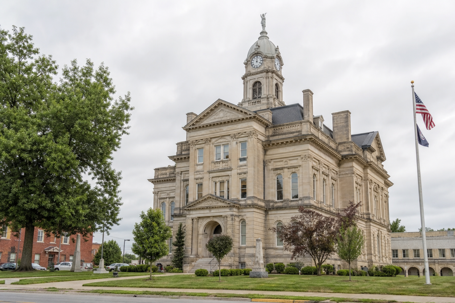 County courthouse exterior representing the Floyd County criminal and civil proceedings connected to the fatal crash.