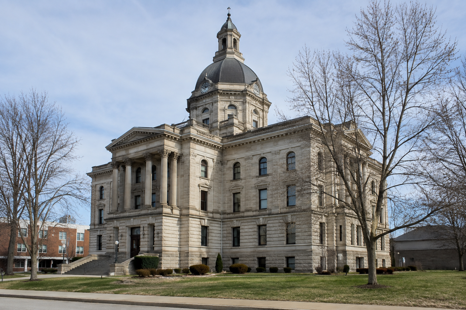 Public building in LaPorte County, Indiana, representing the local records and legal proceedings relevant to the Wanatah deaths.