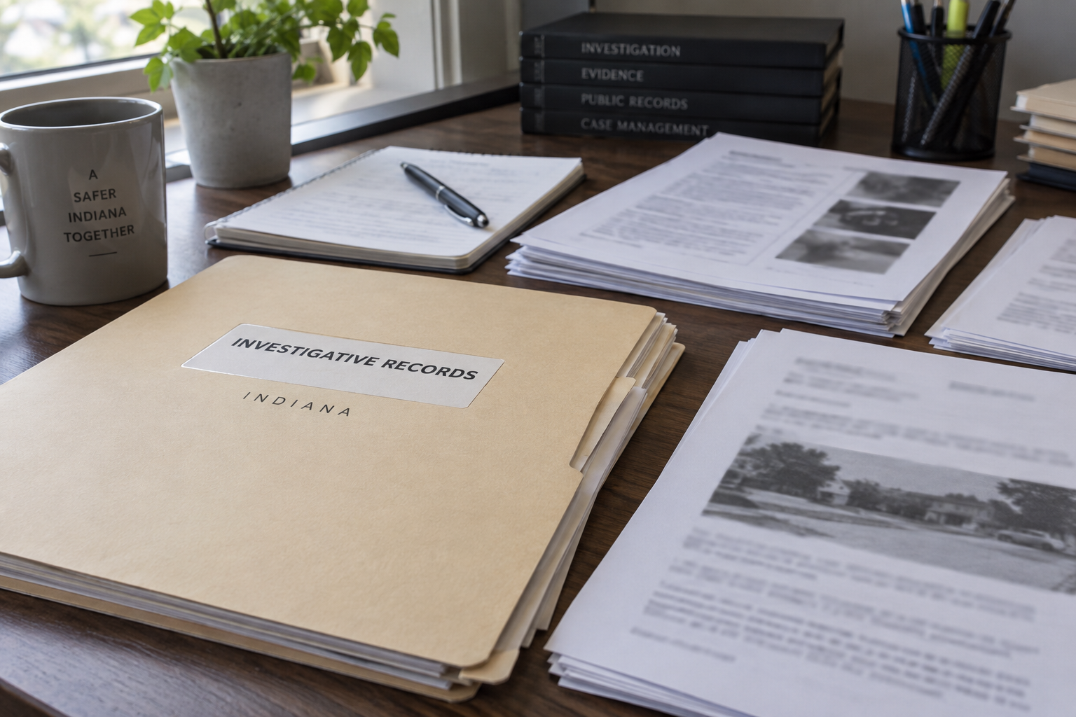 Organized investigative and jail records representing the Indiana State Police review of the Jackson County Jail death.
