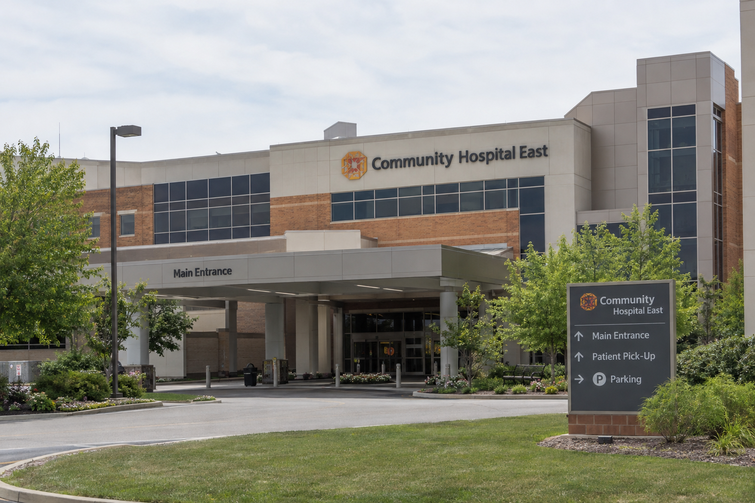 Community Hospital East in Indianapolis, where the injured minor was reported to have sought treatment after the Orange Street shooting.