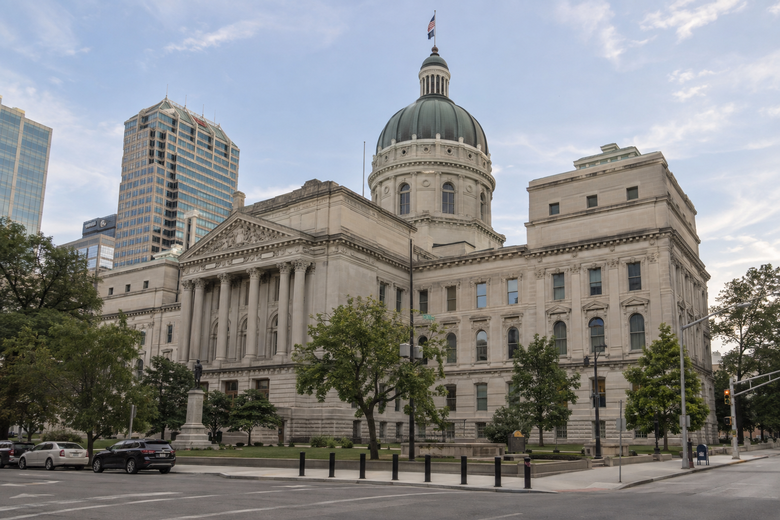 Marion County courthouse setting in Indianapolis, relevant to general Indiana civil claim procedures discussed after the Orange Street shooting.