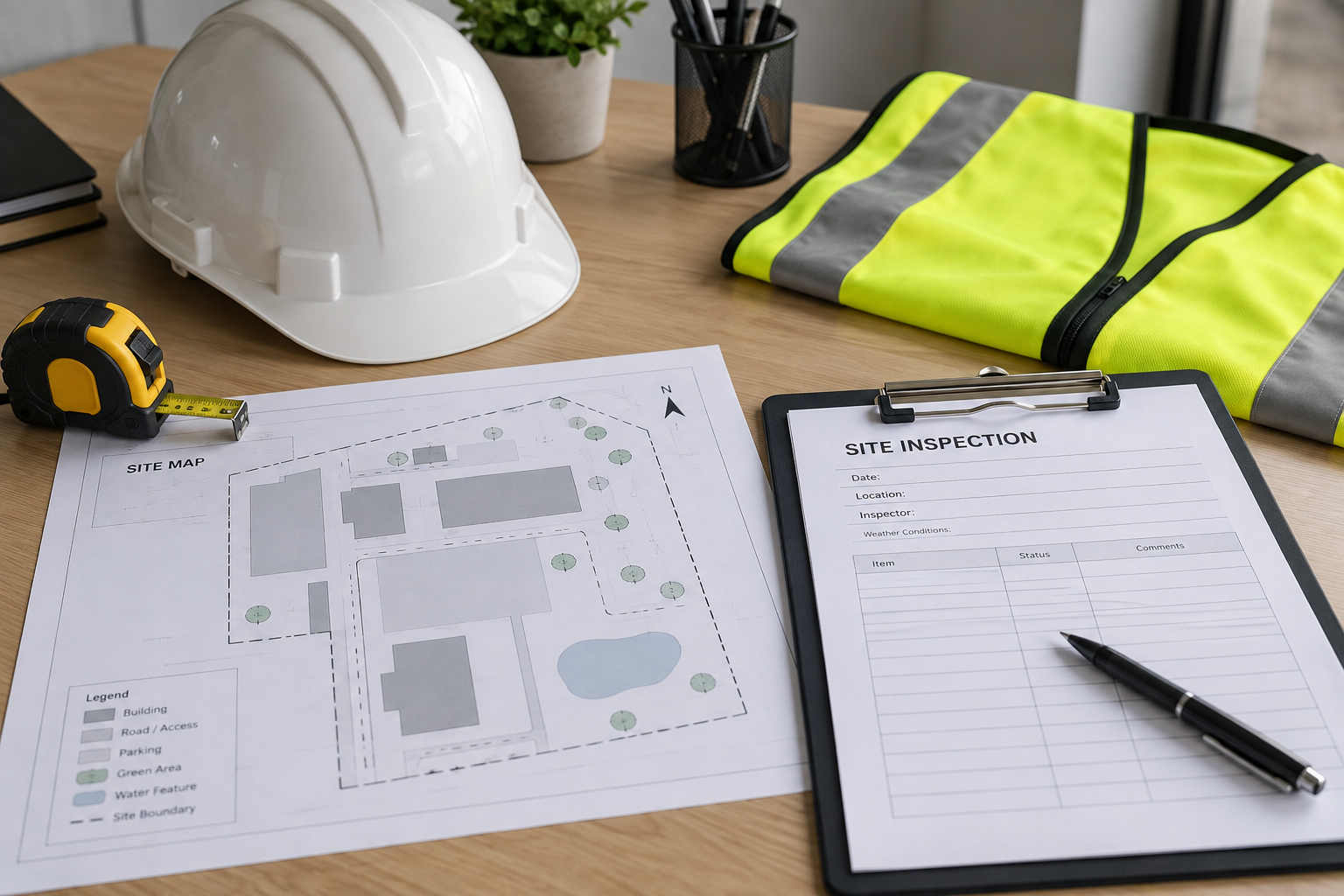 Workplace safety investigation materials representing the IOSHA inquiry into the Boone County construction site death.
