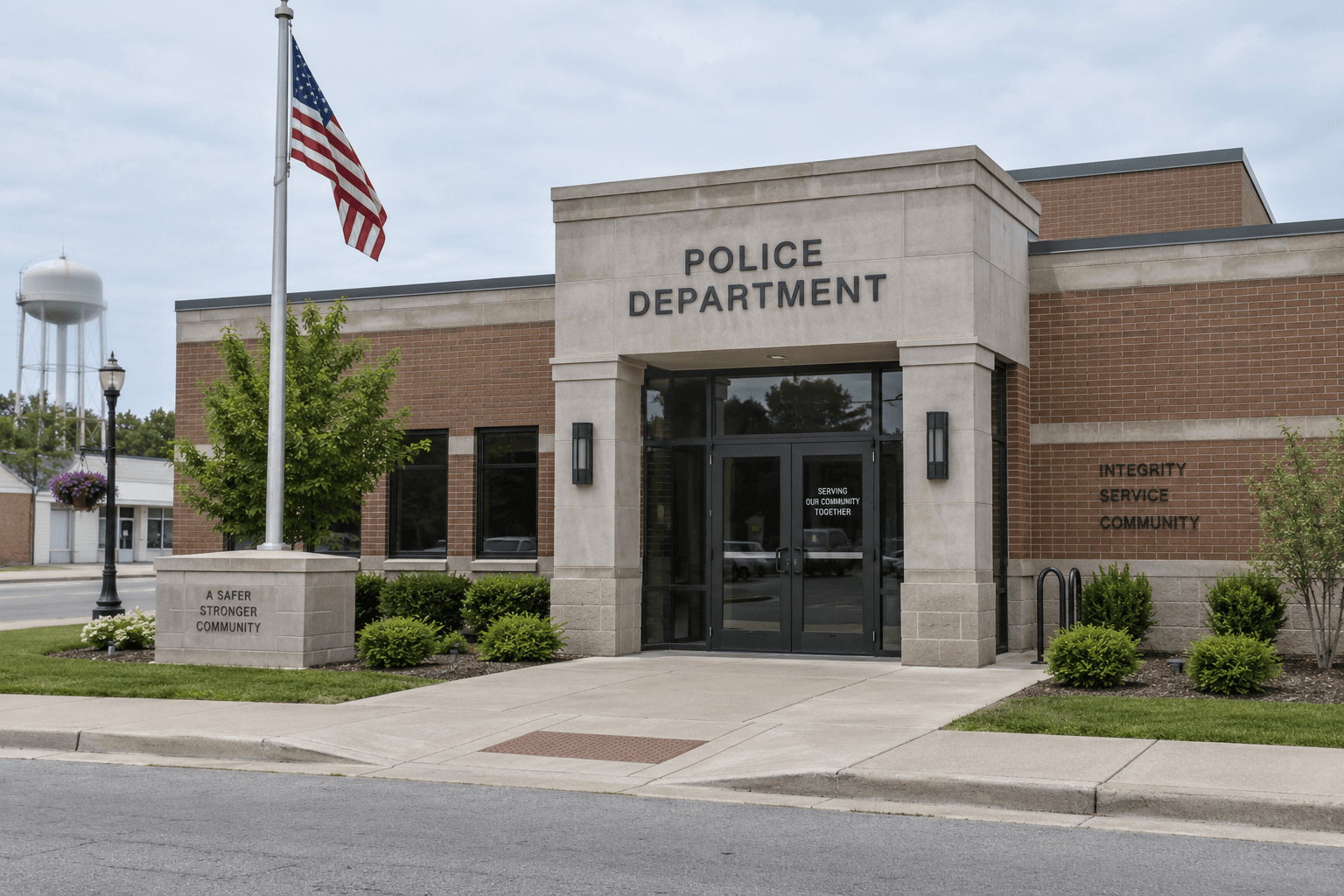 Police department exterior in Frankfort, Indiana, reflecting the investigation into the reported Clinton County child neglect case.