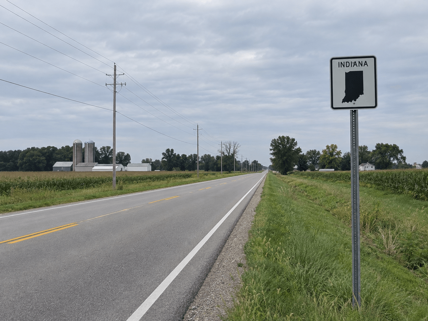 A state highway in unincorporated Kosciusko County representing the location of the State Road 19 buggy crash south of Nappanee.