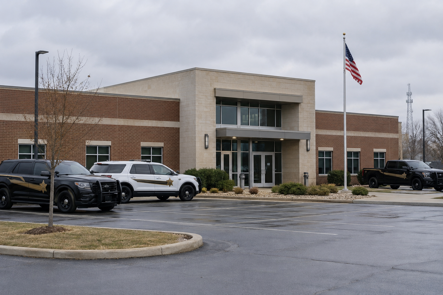 Sheriff's office exterior representing the Decatur County investigation into the State Road 46 hit-and-run.