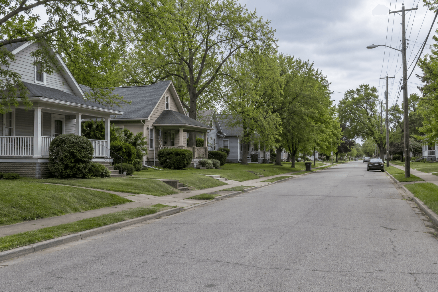 Residential area in Evansville relevant to the reported Pollack Avenue shooting investigation.