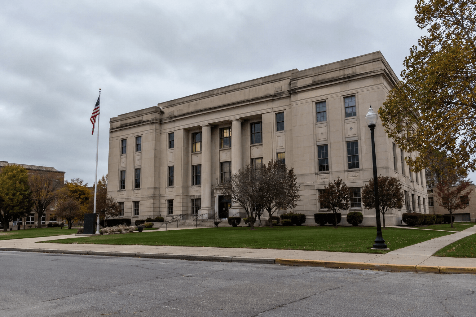 East Chicago government building exterior representing the ongoing investigation and court process in Lake County.