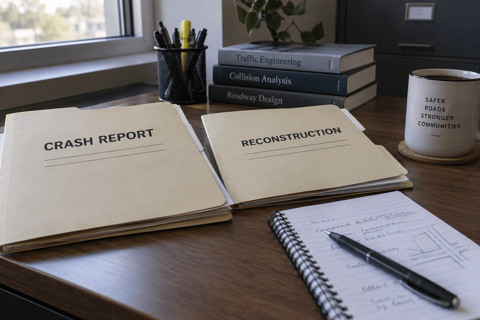 Crash-report and reconstruction records representing the ongoing Indiana State Police investigation in Kokomo.